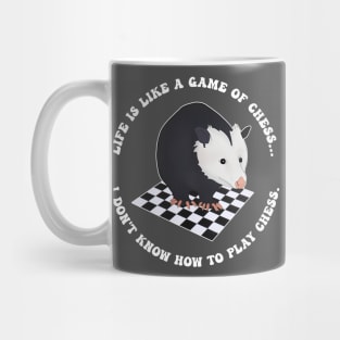 Life Is Like A Game Of Chess Funny Mug